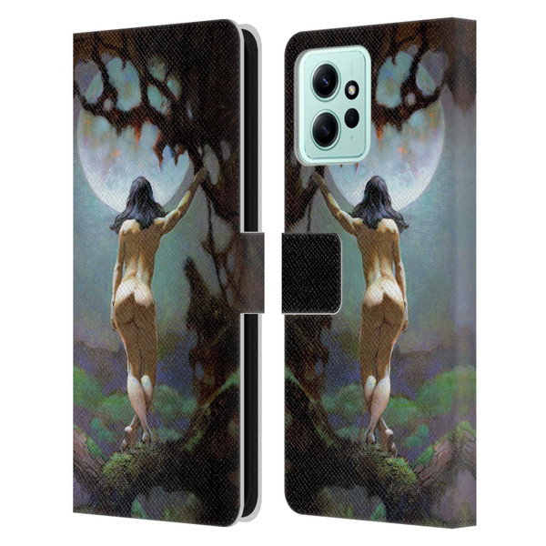 Frank Frazetta Fantasy Moons Rapture Leather Book Wallet Case Cover For Xiaomi Redmi 12