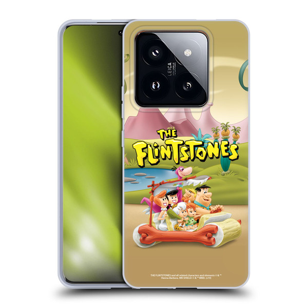 The Flintstones Characters Stone Car Soft Gel Case for Xiaomi 14 Pro