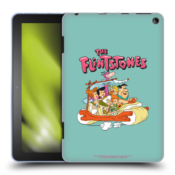 The Flintstones Graphics Family Soft Gel Case for Amazon Fire HD 8/Fire HD 8 Plus 2020