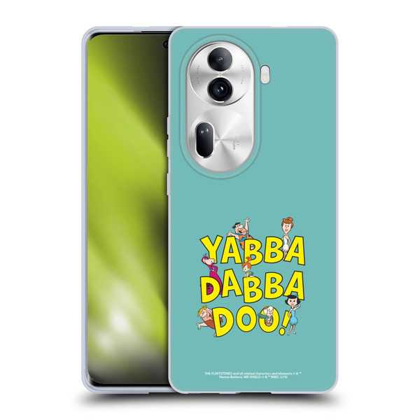 The Flintstones Graphics Yabba-Dabba-Doo Soft Gel Case for OPPO Reno11 Pro