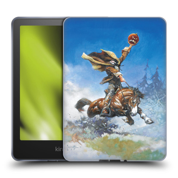 Frank Frazetta Medieval Fantasy Headless Horseman Soft Gel Case for Amazon Kindle Paperwhite 5 (2021)