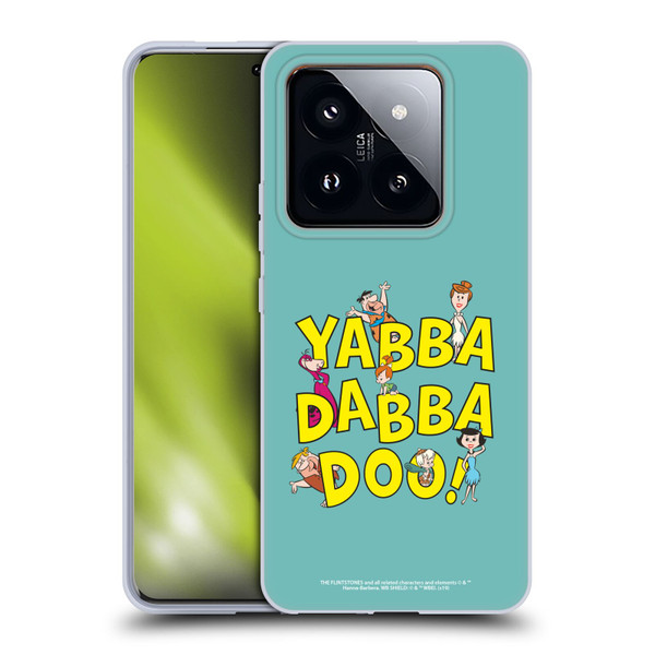 The Flintstones Graphics Yabba-Dabba-Doo Soft Gel Case for Xiaomi 14 Pro