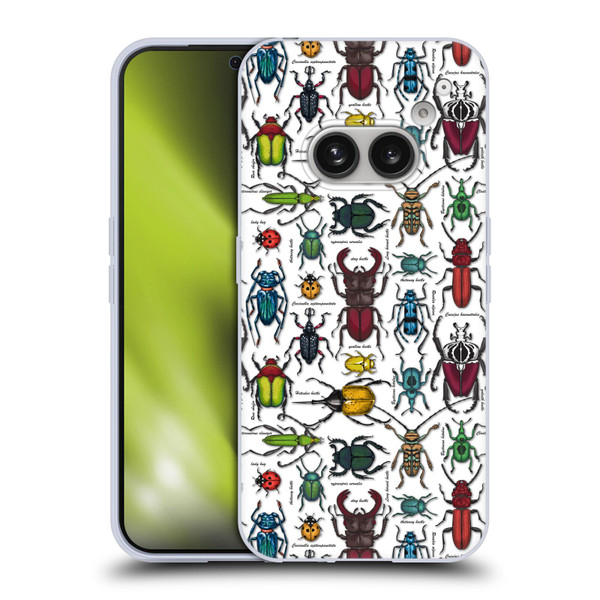 Katerina Kirilova Graphics Beetles Soft Gel Case for Nothing Phone (2a)