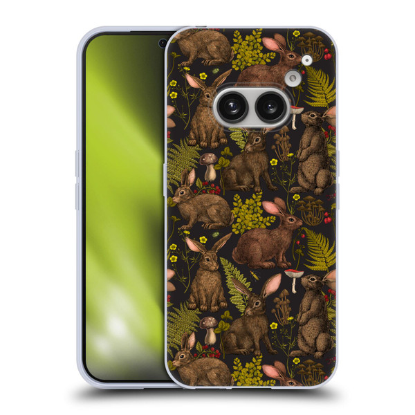 Katerina Kirilova Graphics Rabbits Soft Gel Case for Nothing Phone (2a)