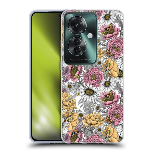 Katerina Kirilova Graphics Garden Bouquet Soft Gel Case for OPPO Reno11 F 5G / F25 Pro 5G