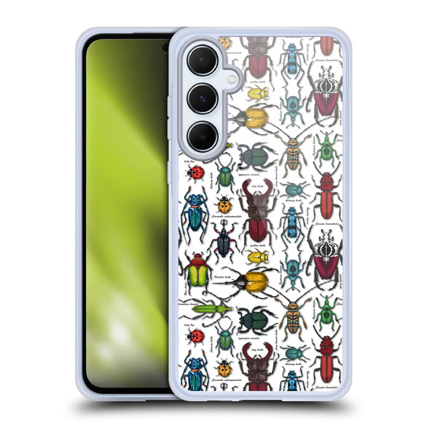 Katerina Kirilova Graphics Beetles Soft Gel Case for Samsung Galaxy A55 5G