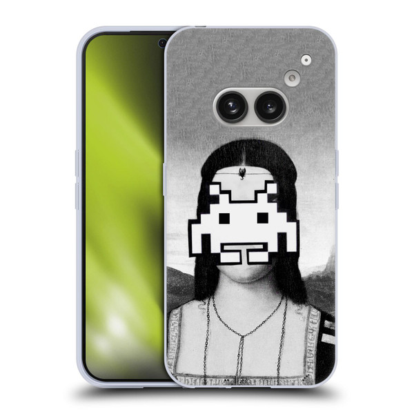 LouiJoverArt Black And White Renaissance Invaders Soft Gel Case for Nothing Phone (2a)