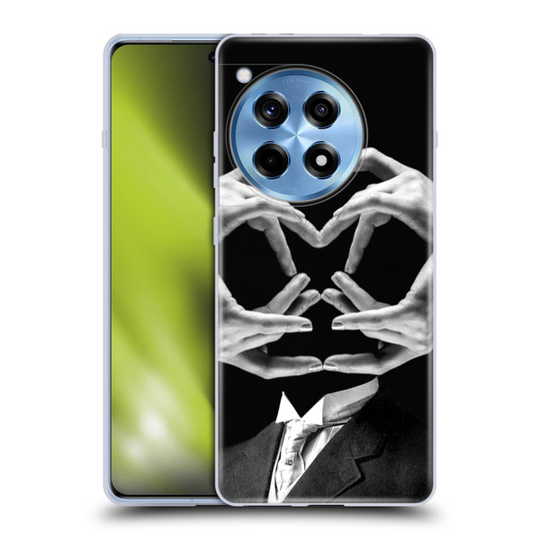 LouiJoverArt Black And White Mr Handy Man Soft Gel Case for OnePlus 12R