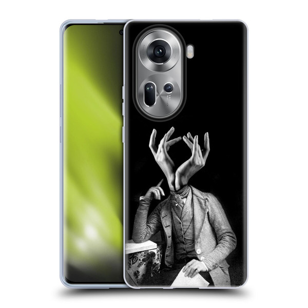 LouiJoverArt Black And White Sensitive Man Soft Gel Case for OPPO Reno11