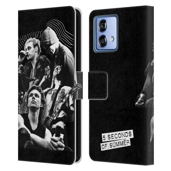 5 Seconds of Summer Posters Punkzine 2 Leather Book Wallet Case Cover For Motorola Moto G84 5G