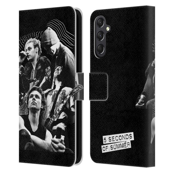 5 Seconds of Summer Posters Punkzine 2 Leather Book Wallet Case Cover For Samsung Galaxy A24 4G / M34 5G