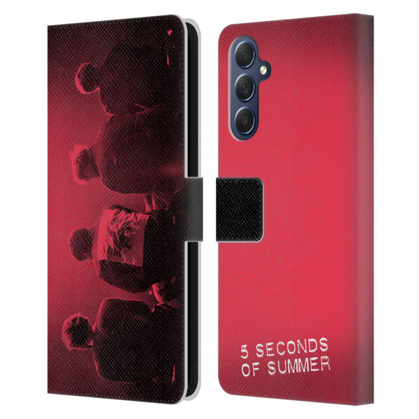 5 Seconds of Summer Posters Colour Washed Leather Book Wallet Case Cover For Samsung Galaxy M54 5G