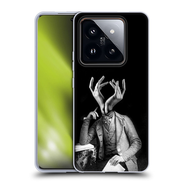LouiJoverArt Black And White Sensitive Man Soft Gel Case for Xiaomi 14 Pro