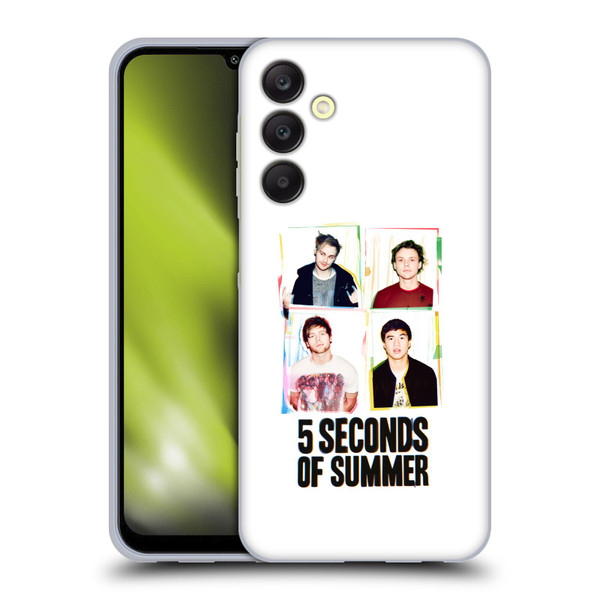 5 Seconds of Summer Posters Polaroid Soft Gel Case for Samsung Galaxy A25 5G