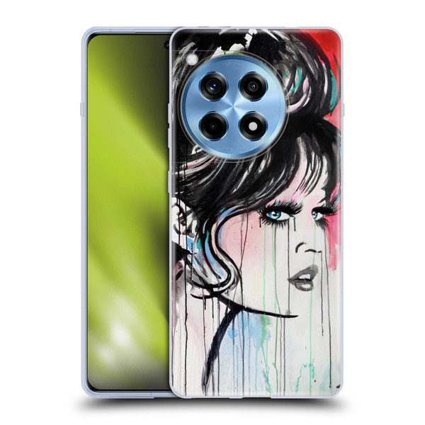 LouiJoverArt Red Ink God Created Woman Soft Gel Case for OnePlus 12R