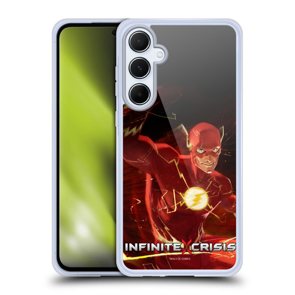 Infinite Crisis Characters Flash Soft Gel Case for Samsung Galaxy A55 5G