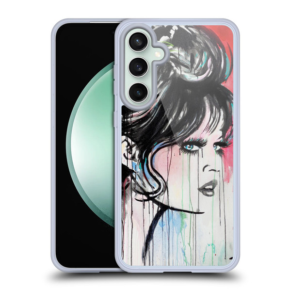 LouiJoverArt Red Ink God Created Woman Soft Gel Case for Samsung Galaxy S23 FE 5G