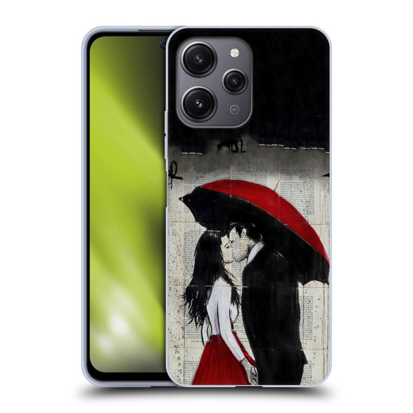 LouiJoverArt Red Ink A New Kiss Soft Gel Case for Xiaomi Redmi 12