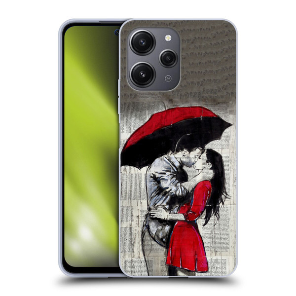 LouiJoverArt Red Ink A New Kiss 2 Soft Gel Case for Xiaomi Redmi 12