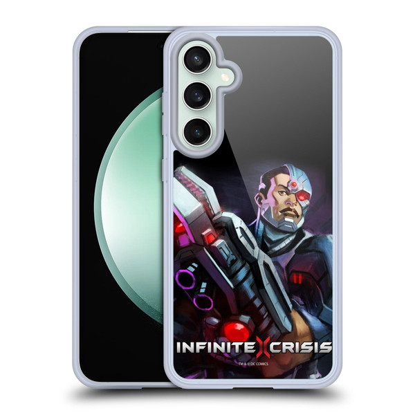 Infinite Crisis Characters Cyborg Soft Gel Case for Samsung Galaxy S23 FE 5G