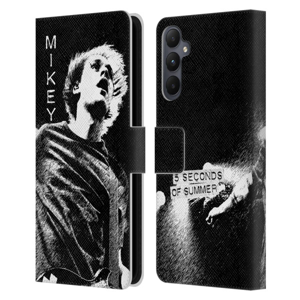5 Seconds of Summer Solos BW Mikey Leather Book Wallet Case Cover For Samsung Galaxy A05s
