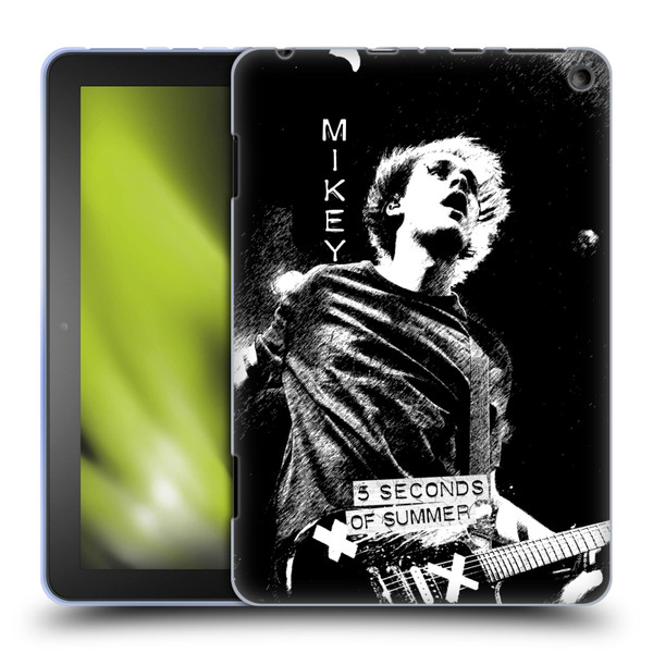 5 Seconds of Summer Solos BW Mikey Soft Gel Case for Amazon Fire HD 8/Fire HD 8 Plus 2020