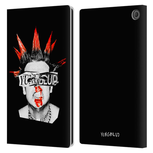 Yungblud Graphics Face Leather Book Wallet Case Cover For Amazon Fire Max 11 2023