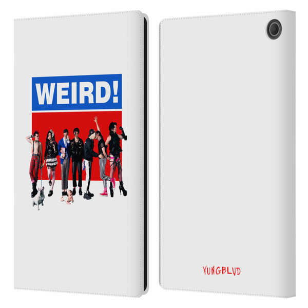 Yungblud Graphics Weird! Leather Book Wallet Case Cover For Amazon Fire Max 11 2023