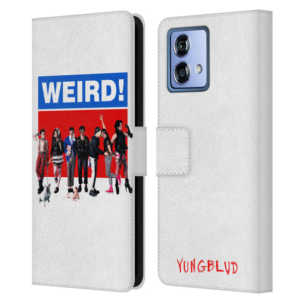 Yungblud Graphics Weird! Leather Book Wallet Case Cover For Motorola Moto G84 5G