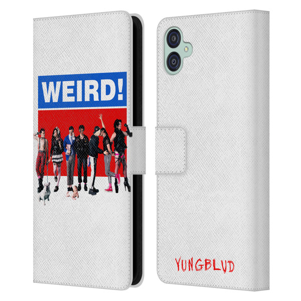 Yungblud Graphics Weird! Leather Book Wallet Case Cover For Samsung Galaxy M04 5G / A04e