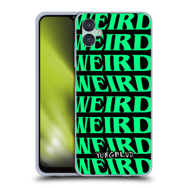 Yungblud Graphics Weird! Text Soft Gel Case for Samsung Galaxy M04 5G / A04e