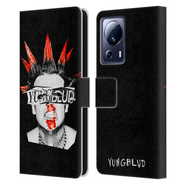 Yungblud Graphics Face Leather Book Wallet Case Cover For Xiaomi 13 Lite 5G