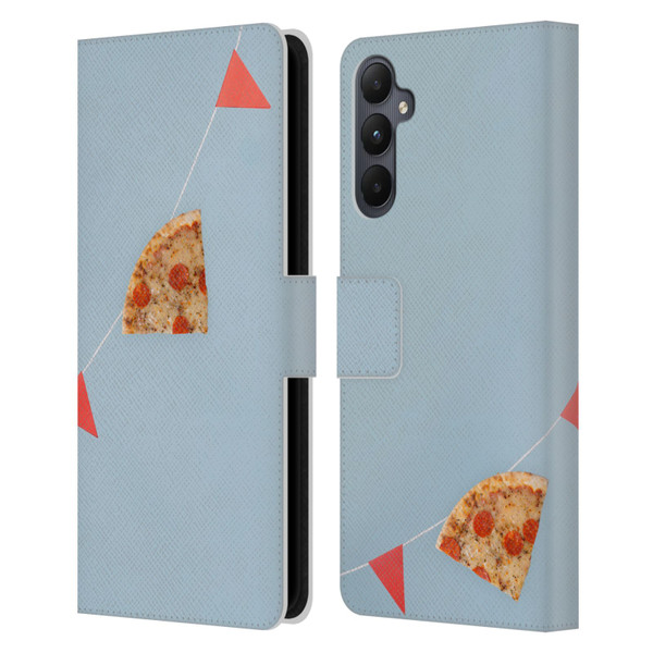 Pepino De Mar Foods Pizza Leather Book Wallet Case Cover For Samsung Galaxy A05s