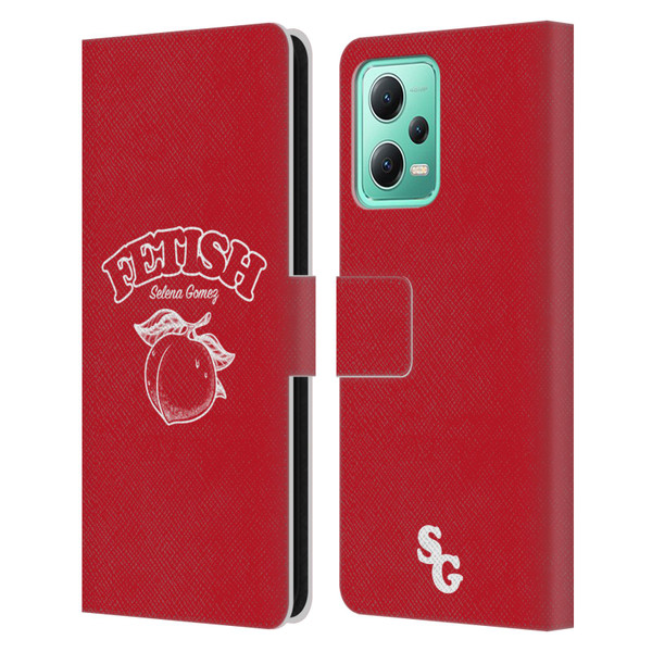 Selena Gomez Key Art Fetish Peach Mono Leather Book Wallet Case Cover For Xiaomi Redmi Note 12 5G