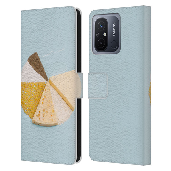 Pepino De Mar Foods Pie Leather Book Wallet Case Cover For Xiaomi Redmi 12C