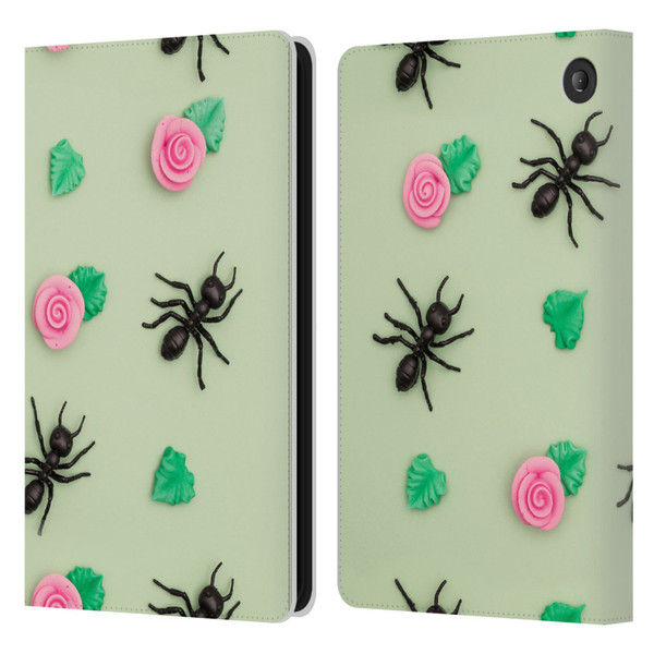 Pepino De Mar Patterns 2 Ant Leather Book Wallet Case Cover For Amazon Fire 7 2022