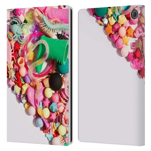 Pepino De Mar Patterns 2 Toy Leather Book Wallet Case Cover For Amazon Fire Max 11 2023