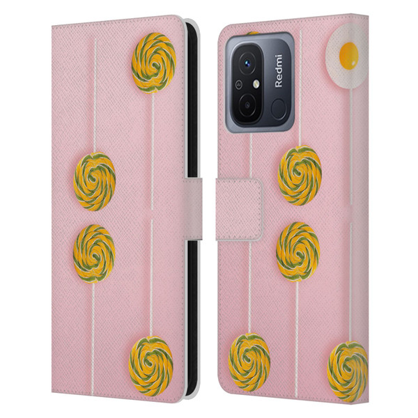 Pepino De Mar Patterns 2 Lollipop Leather Book Wallet Case Cover For Xiaomi Redmi 12C