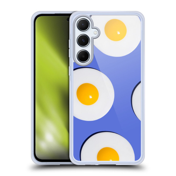 Pepino De Mar Patterns 2 Egg Soft Gel Case for Samsung Galaxy A55 5G