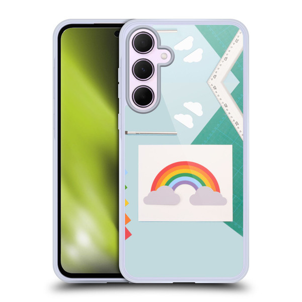 Pepino De Mar Rainbow Art Soft Gel Case for Samsung Galaxy A35 5G