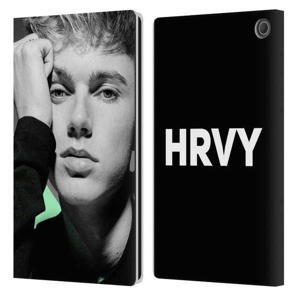 HRVY Graphics Calendar 7 Leather Book Wallet Case Cover For Amazon Fire Max 11 2023