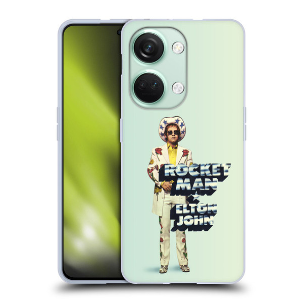 Elton John Artwork Rocket Man Single Soft Gel Case for OnePlus Nord 3 5G