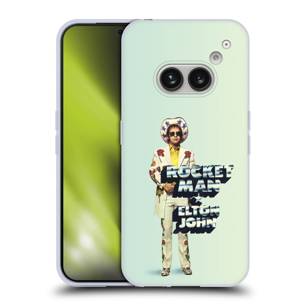 Elton John Artwork Rocket Man Single Soft Gel Case for Nothing Phone (2a)