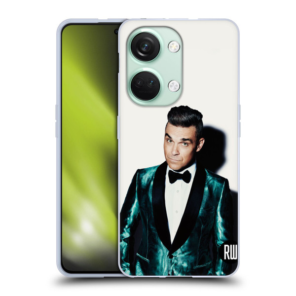 Robbie Williams Calendar White Background Soft Gel Case for OnePlus Nord 3 5G