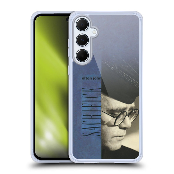 Elton John Artwork Sacrifice Single Soft Gel Case for Samsung Galaxy A55 5G