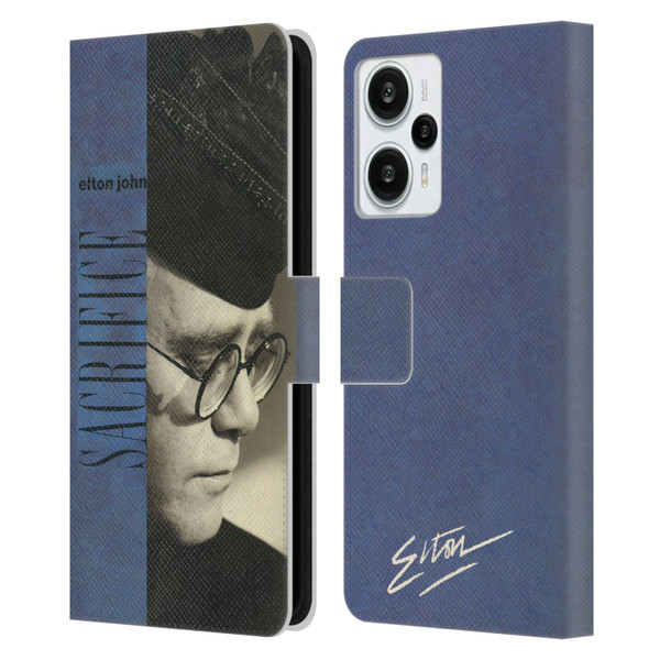 Elton John Artwork Sacrifice Single Leather Book Wallet Case Cover For Xiaomi Redmi Note 12T