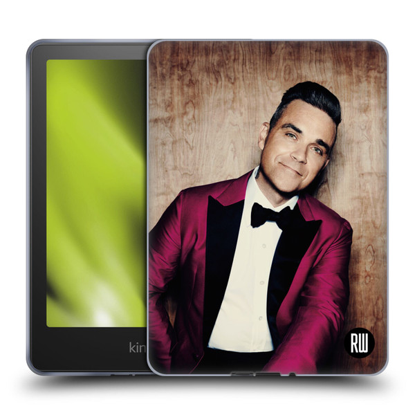 Robbie Williams Calendar Magenta Tux Soft Gel Case for Amazon Kindle Paperwhite 5 (2021)