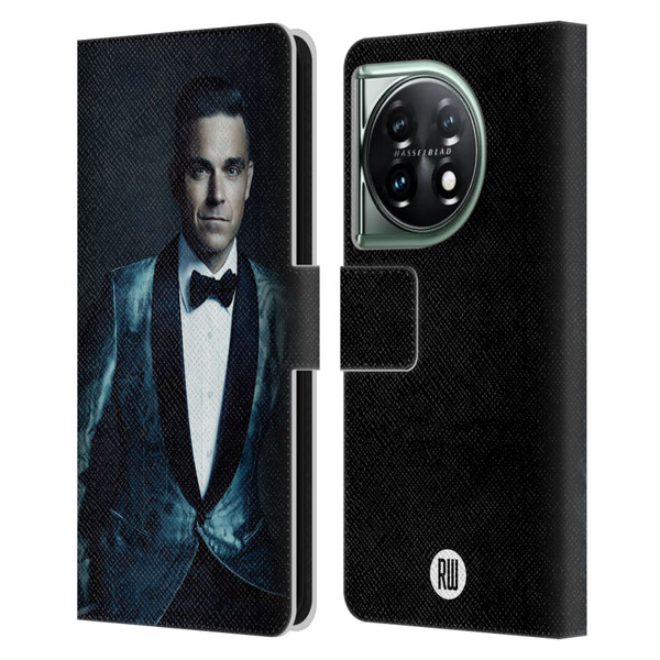 Robbie Williams Calendar Dark Background Leather Book Wallet Case Cover For OnePlus 11 5G