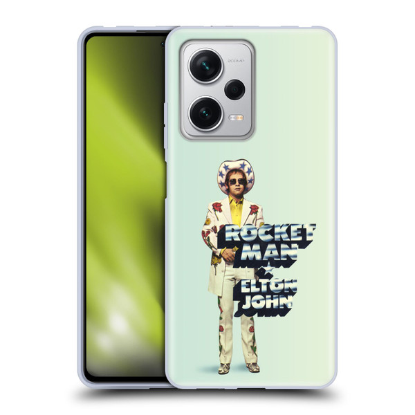 Elton John Artwork Rocket Man Single Soft Gel Case for Xiaomi Redmi Note 12 Pro+ 5G