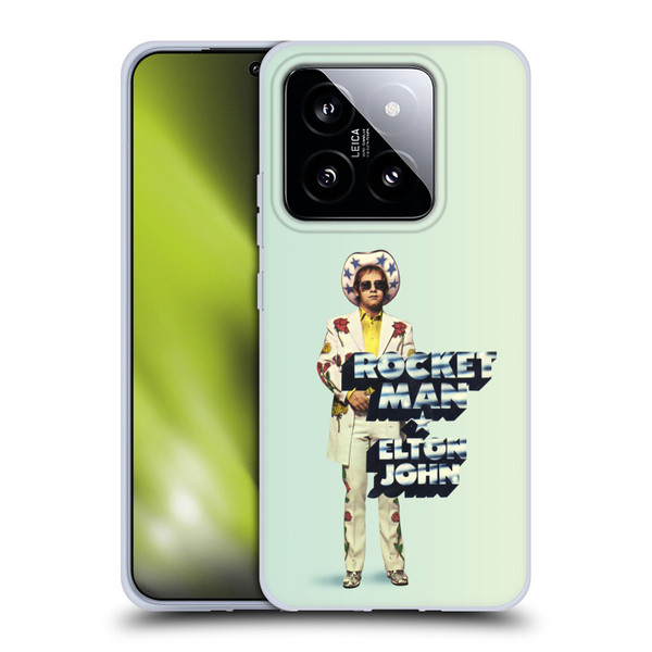 Elton John Artwork Rocket Man Single Soft Gel Case for Xiaomi 14
